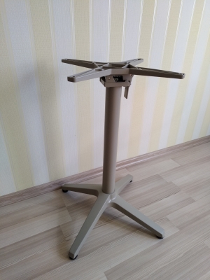 База для столу з алюмінію Е-9807 бежева